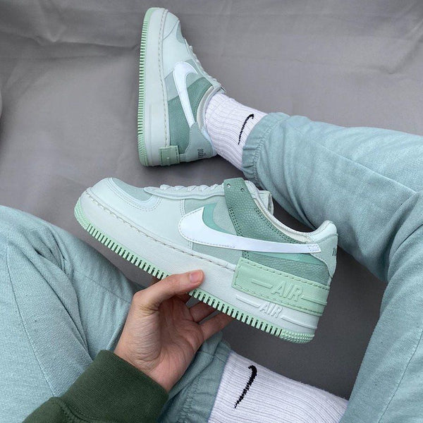 Custom Air Force 1 Shadow Mint Green Pistachio Frost Inspire-oicustom