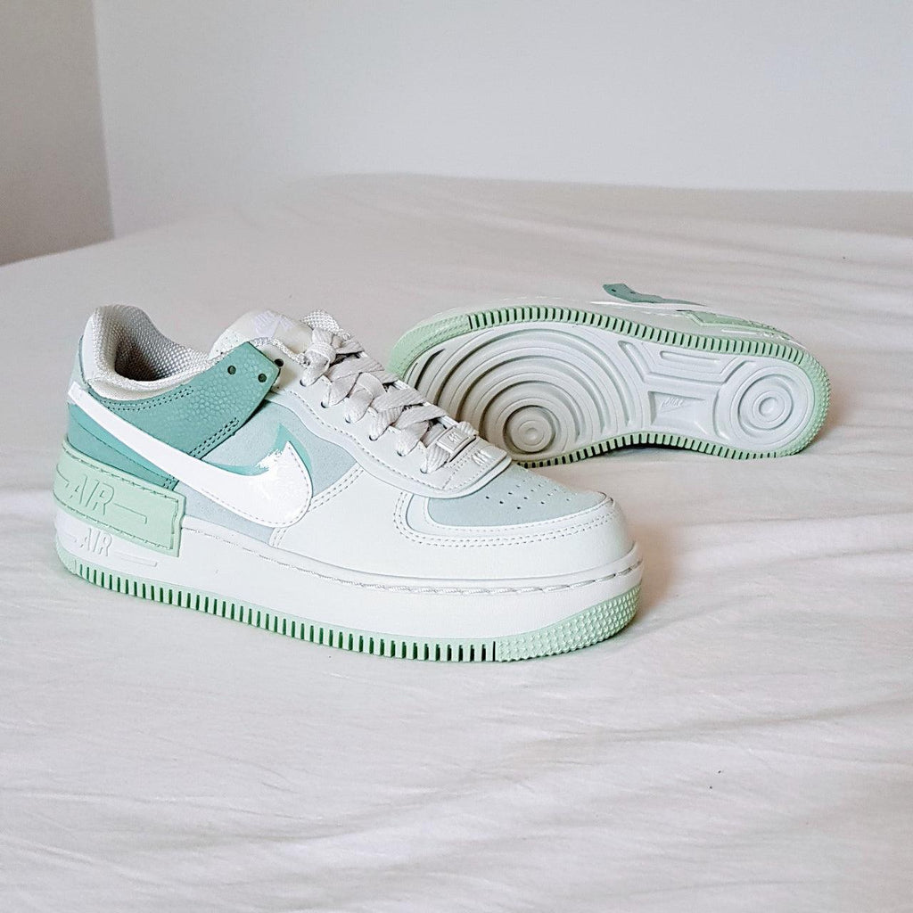 Nike Shoes Air Force Shadow Mint Green Nike Air Force Nike Custom