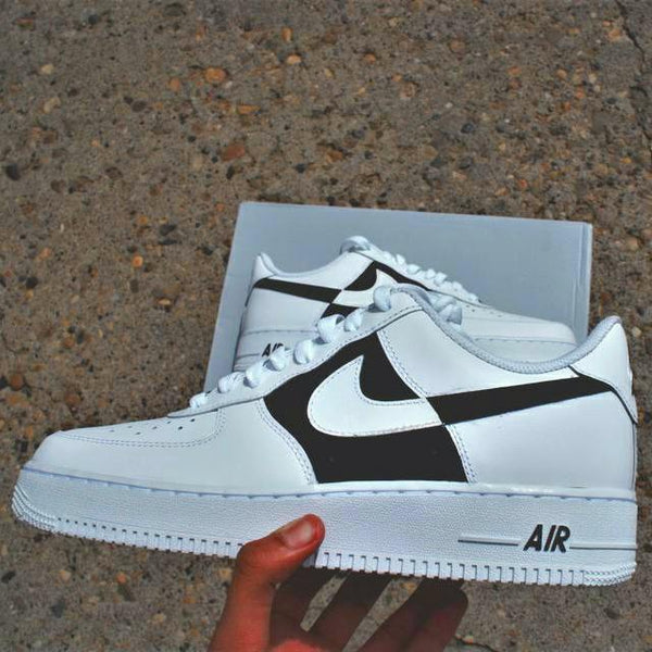 Custom Air Force 1 Split Black-oicustom