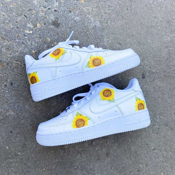 Custom Air Force 1 Sunflower af1's 🌻💛-oicustom