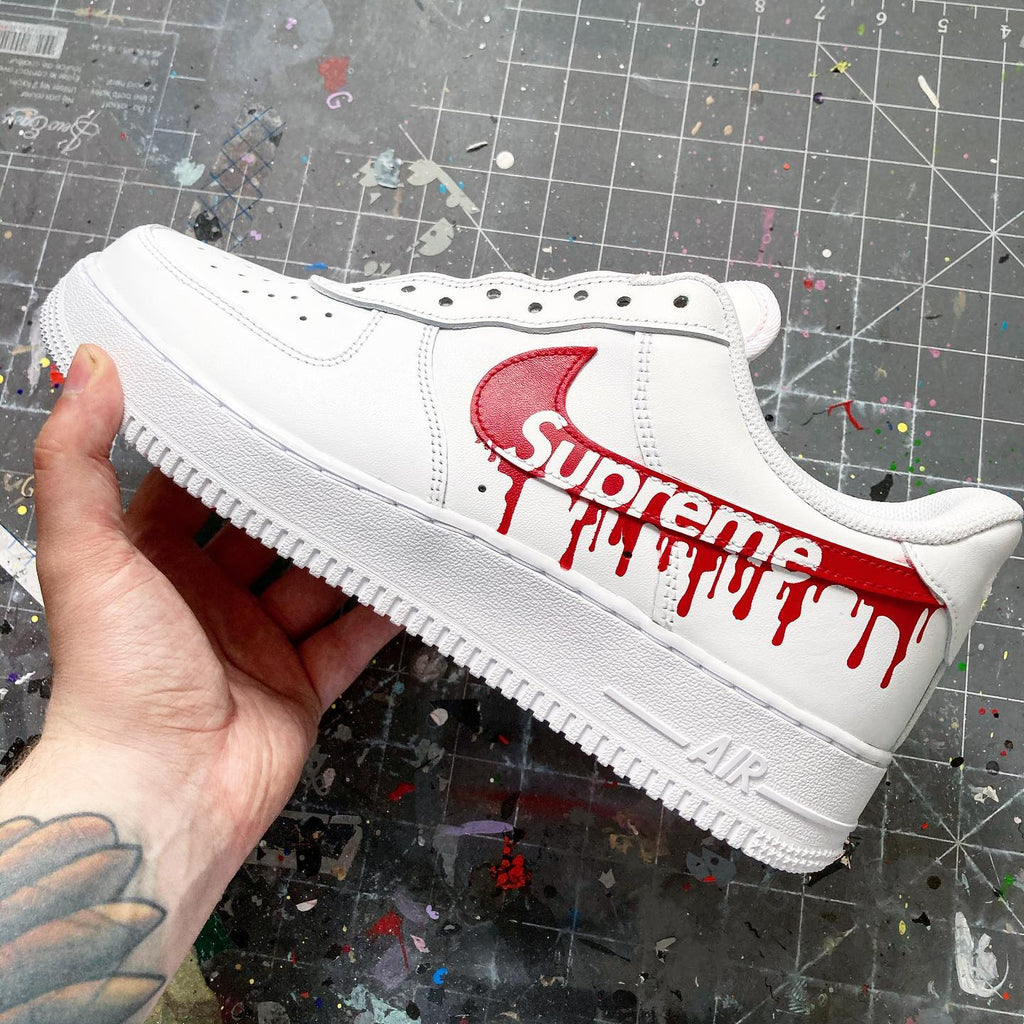 Custom Air Force 1 Supreme Drip â oicustom