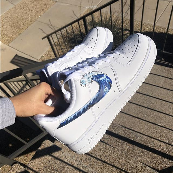 Custom Air Force 1 Swoosh Wave-oicustom