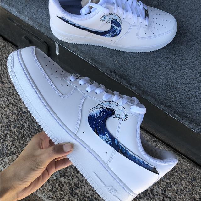 Custom Air Force Swoosh Wave