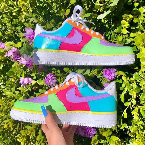 Custom Air Force 1 Vintage Colorblock-oicustom