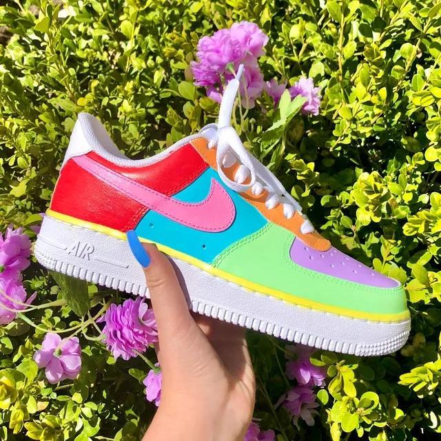 color block air forces
