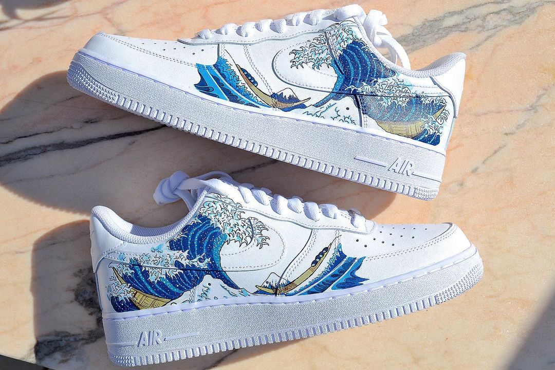 custom air force 1 waves – oicustom
