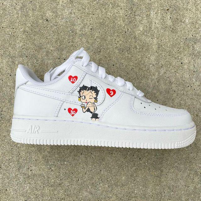 betty boop air force ones
