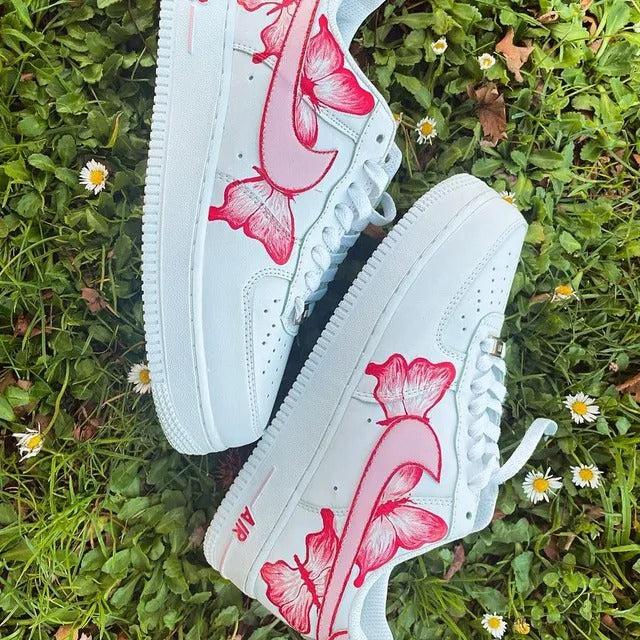 Custom Air Force One Bloom Butterfly Af1-oicustom