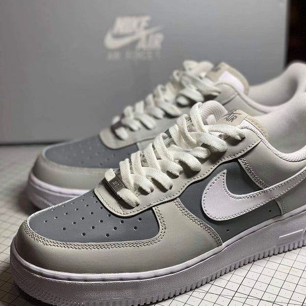 Custom Air Force One Gray Colorway-oicustom