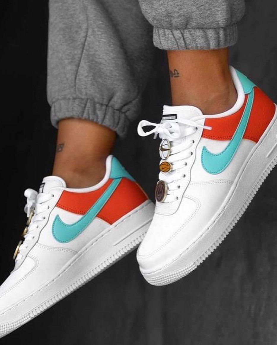 custom air force 1 orange
