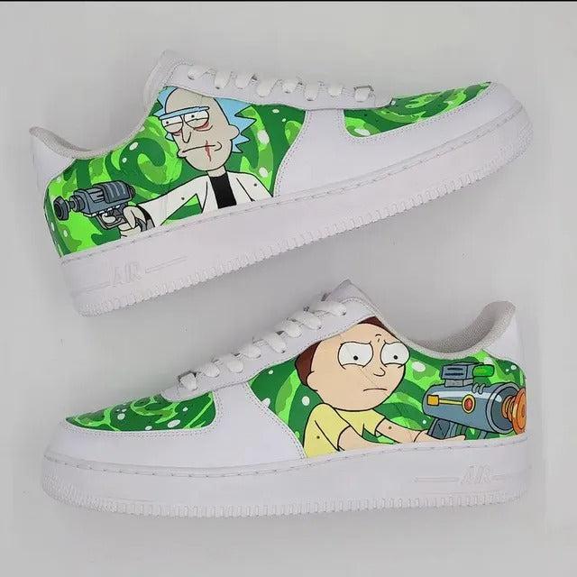Custom Air Force One Rick And Morty Af1-oicustom