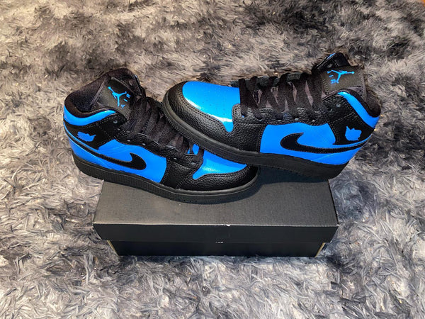 Custom Air Jordan 1 BAD BLUEZ-oicustom