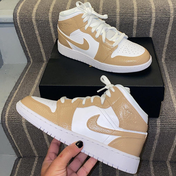 Custom Air Jordan 1 Beige-oicustom