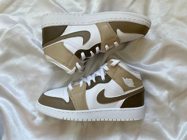 Custom Air Jordan 1 Beige tints-oicustom