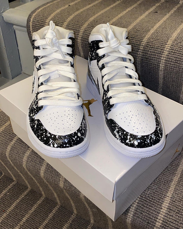 Custom Air Jordan 1 Black-oicustom