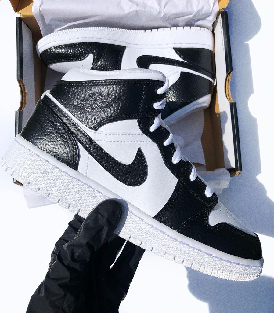 Custom Air Jordan 1 Black-oicustom