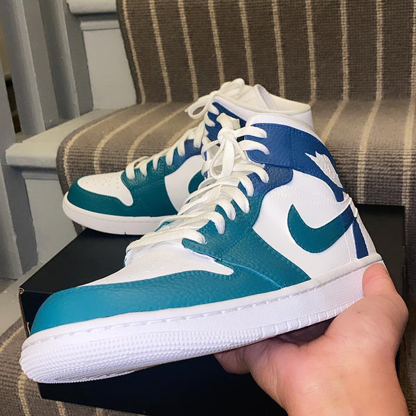 Custom Air Jordan 1 Blue-oicustom