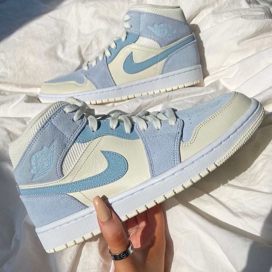 custom blue jordan 1