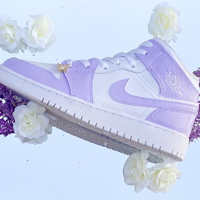 Lilac Purple Nike Lila Jordan Mid Purple Jordan Air Bunt Iced