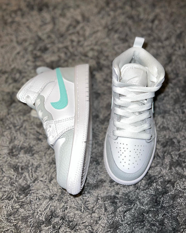 Custom Air Jordan 1 GREY MIST-oicustom
