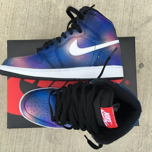 Custom Air Jordan 1 Handpainted Galaxy-oicustom