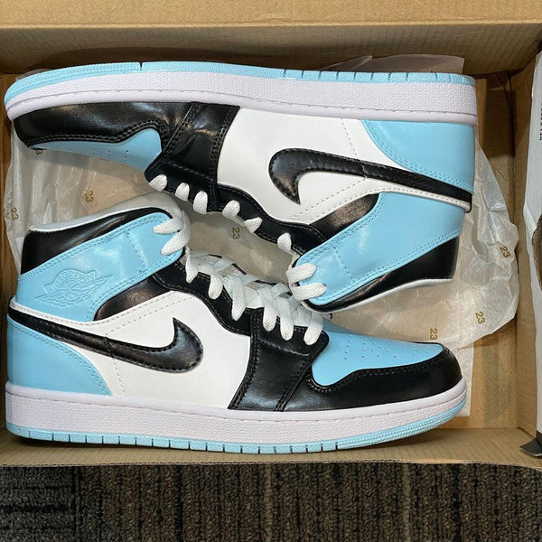 Custom Air Jordan 1 High Blue-oicustom