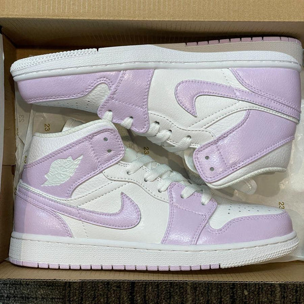 Custom Air Jordan 1 Light Purple-oicustom