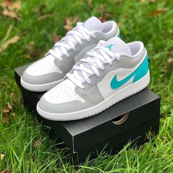 Custom Air Jordan 1 Low Tropical Teal-oicustom