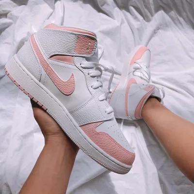 Custom Air Jordan 1 Mid Baby Pink-oicustom