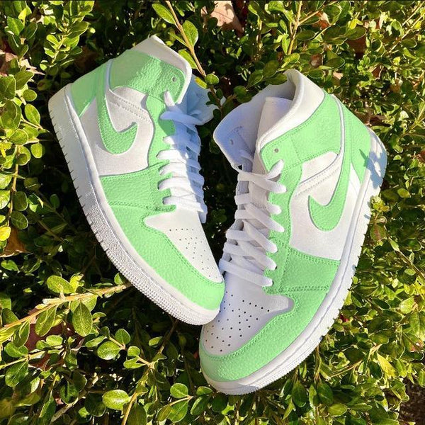 Custom Air Jordan 1 Mint Colorblock-oicustom