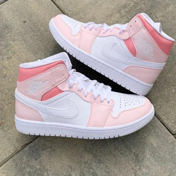Custom Air Jordan 1 Painted Baby Pink – oicustom