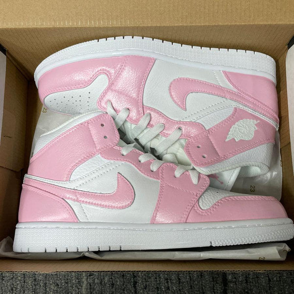 Custom Air Jordan 1 Pink-oicustom