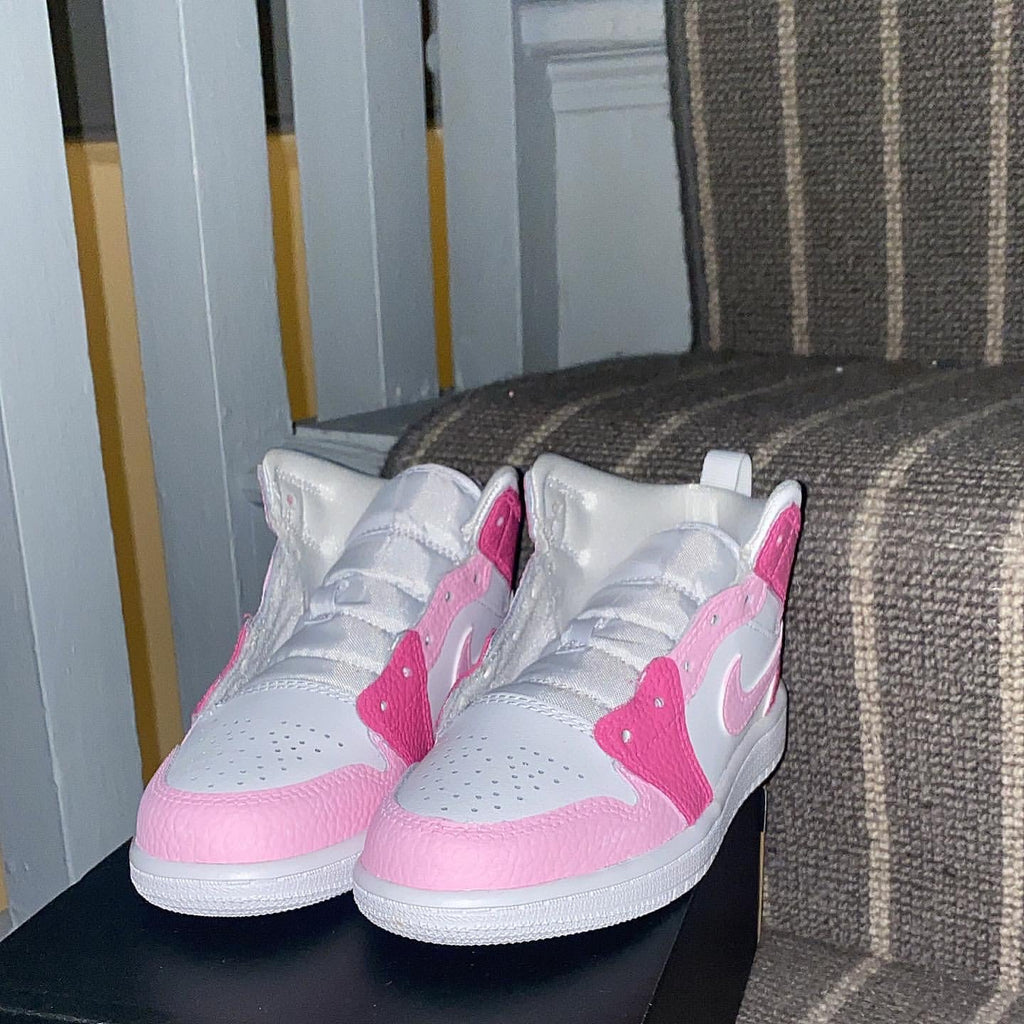 Custom Air Jordan Pink Your Own Customisation Air Jordan Pink And Peach Girls Custom Air Jordan  Hand Painted Jordan