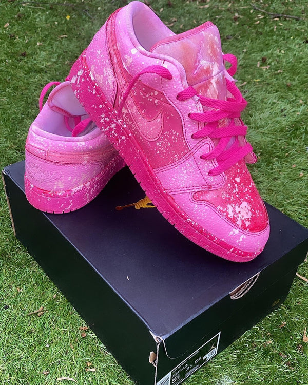 Custom Air Jordan 1 Pink-oicustom
