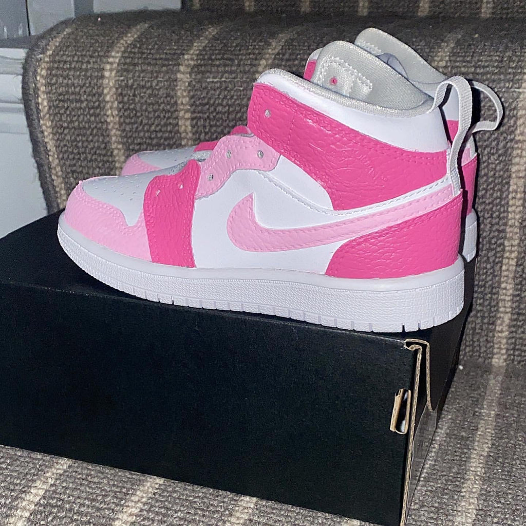 Custom Air Jordan 1 Pink-oicustom