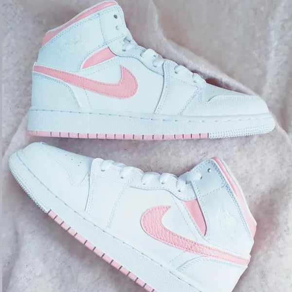 Custom Air Jordan 1 Princess Pink-oicustom