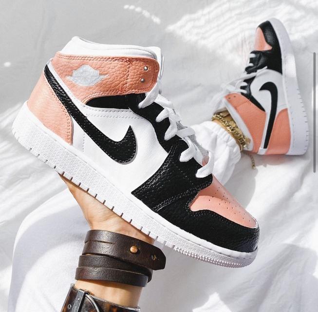 Custom Air Jordan 1 Rust Pink Painted Sneakers-oicustom