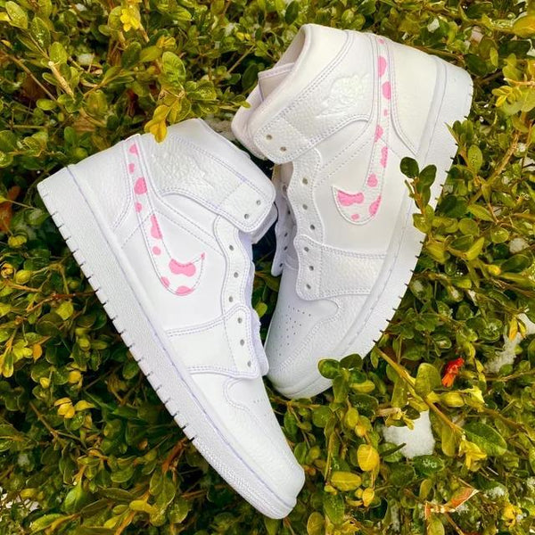 Custom Air Jordan 1 Strawberry Cow-oicustom