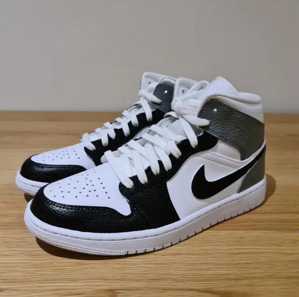 Custom Black Grey Nike Air Jordan 1-oicustom