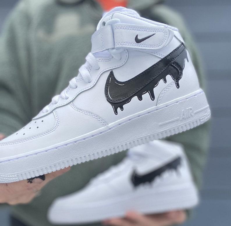 custom air force ones drip
