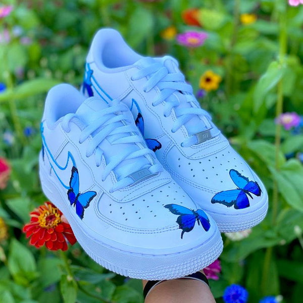 Custom Butterfly Air Force Ones-oicustom