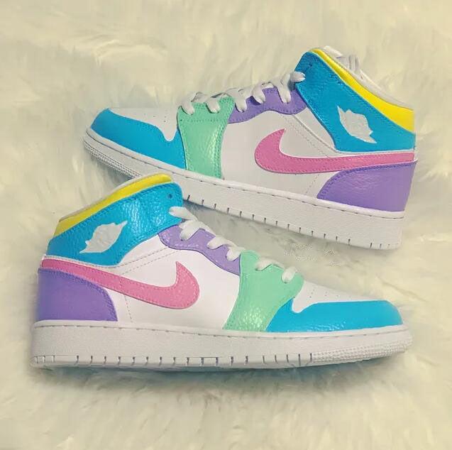 colourful air jordan