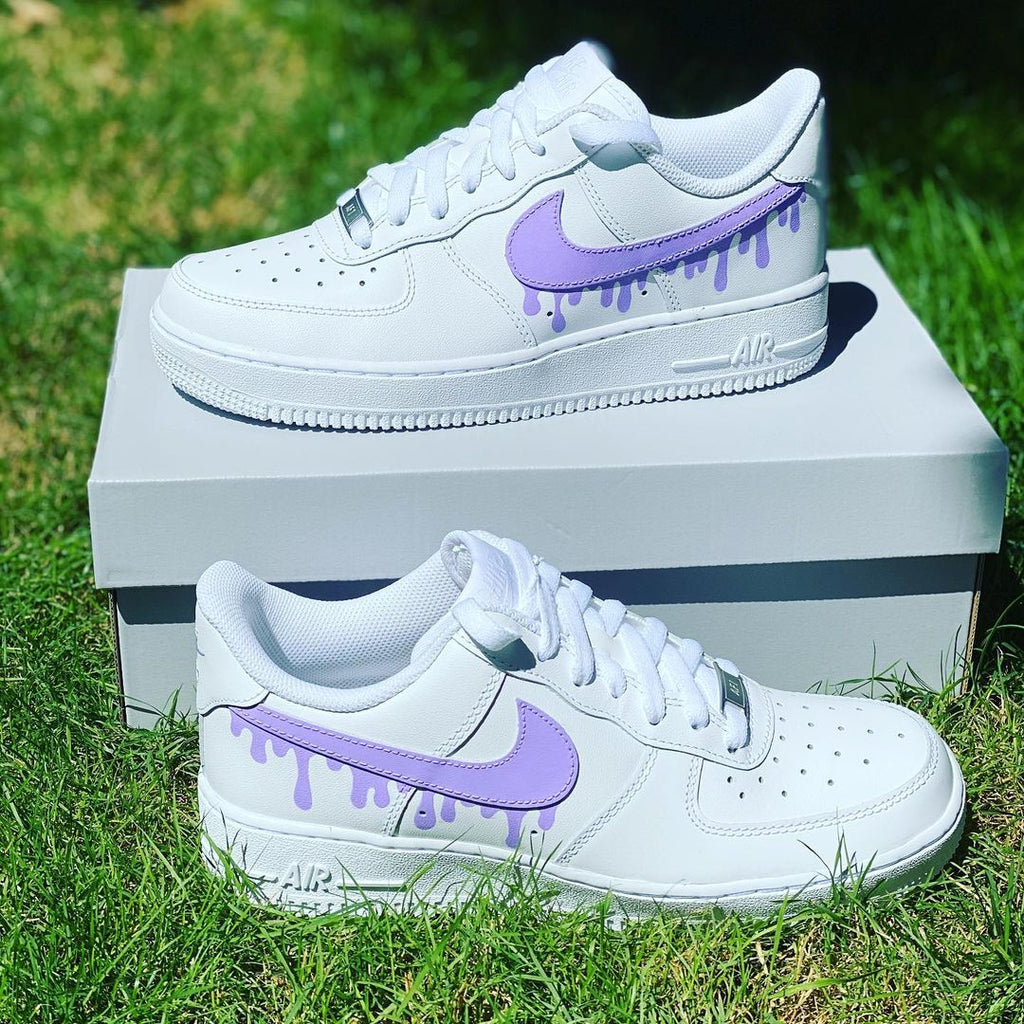 Custom Dripping Swoosh Air Force 1âs â oicustom