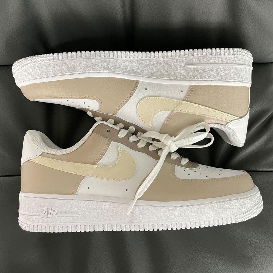 Custom Nike Air Force 1 Beige – oicustom