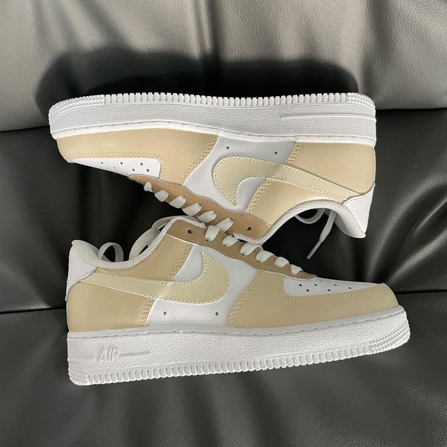 Custom Nike Air Force 1 Beige – oicustom