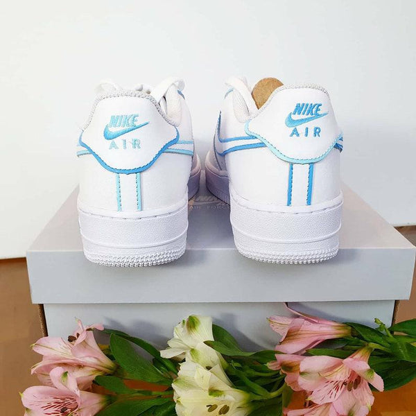 Custom Nike Air Force 1 Blue-oicustom