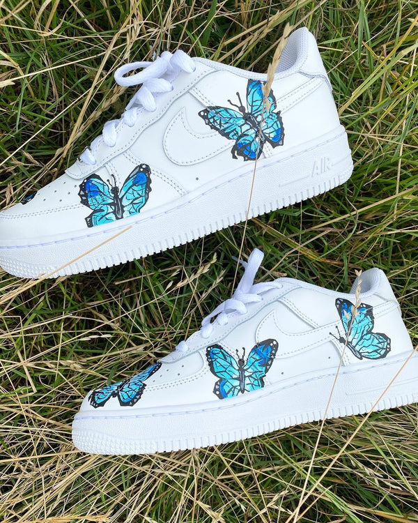 Custom Nike Air Force 1 Butterfly-oicustom