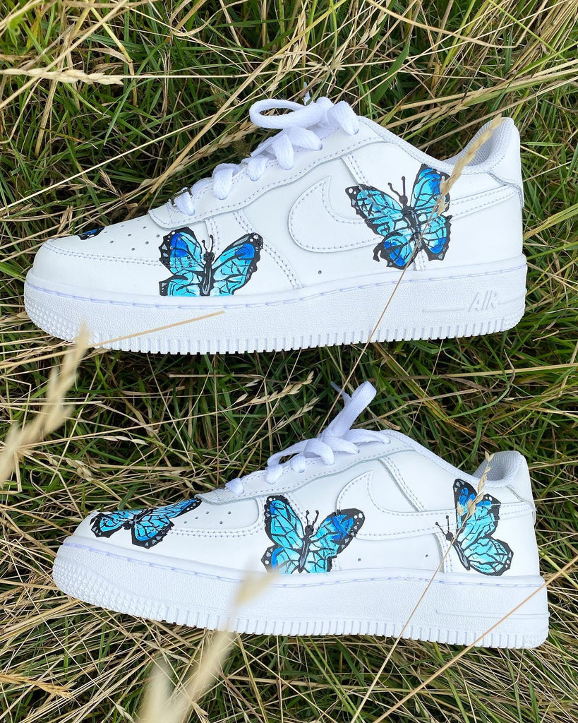 Custom Nike Air Force 1 Butterfly-oicustom