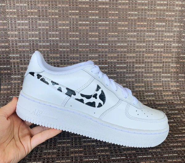Custom Nike Air Force 1 Cow Print-oicustom