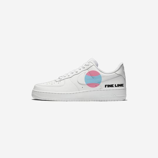 Custom Nike Air Force 1 Fine Line-oicustom